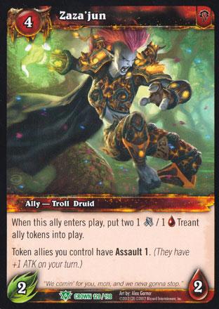 World of Warcraft TCG | Zaza'jun - Crown of the Heavens 128/198 | The Nerd Merchant