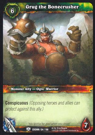 World of Warcraft TCG | Grug the Bonecrusher - Crown of the Heavens 134/198 | The Nerd Merchant