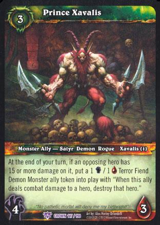 World of Warcraft TCG | Prince Xavalis - Crown of the Heavens 147/198 | The Nerd Merchant