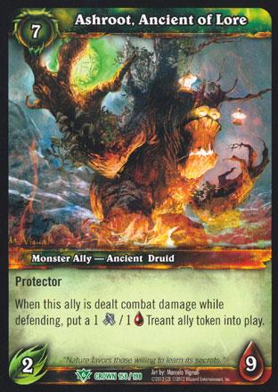 World of Warcraft TCG | Ashroot, Ancient of Lore - Crown of the Heavens 158/198 | The Nerd Merchant