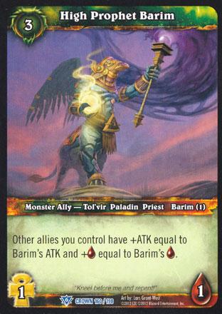World of Warcraft TCG | High Prophet Barim - Crown of the Heavens 160/198 | The Nerd Merchant