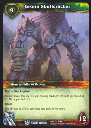 World of Warcraft TCG | Gronn Skullcracker - Crown of the Heavens 163/198 | The Nerd Merchant