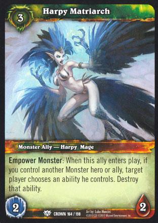 World of Warcraft TCG | Harpy Matriarch - Crown of the Heavens 164/198 | The Nerd Merchant