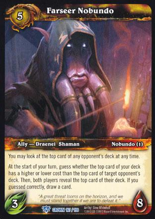 World of Warcraft TCG | Farseer Nobundo - Crown of the Heavens 167/198 | The Nerd Merchant