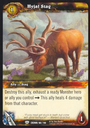 World of Warcraft TCG | Hyjal Stag - Crown of the Heavens 168/198 | The Nerd Merchant
