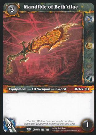 World of Warcraft TCG | Mandible of Beth'tilac - Crown of the Heavens 186/198 | The Nerd Merchant