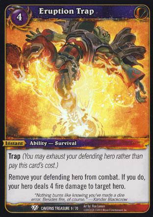 World of Warcraft TCG | Eruption Trap - Caverns of Time Treasure 9/70 | The Nerd Merchant