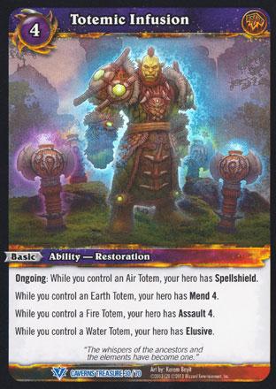 World of Warcraft TCG | Totemic Infusion - Caverns of Time Treasure 30/70 | The Nerd Merchant