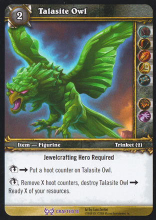 World of Warcraft TCG | Talasite Owl - Crafting Redemption | The Nerd Merchant