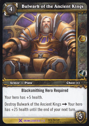World of Warcraft TCG | Bulwark of the Ancient Kings - Crafting Redemption | The Nerd Merchant