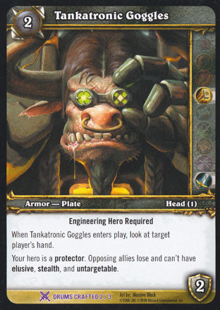 World of Warcraft TCG | Tankatronic Goggles - Crafting Redemption | The Nerd Merchant