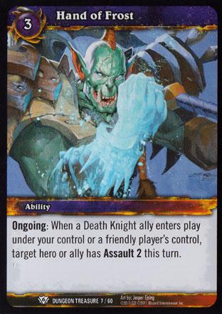 World of Warcraft TCG | Hand of Frost - Dungeon Deck Treasure 7/60 | The Nerd Merchant