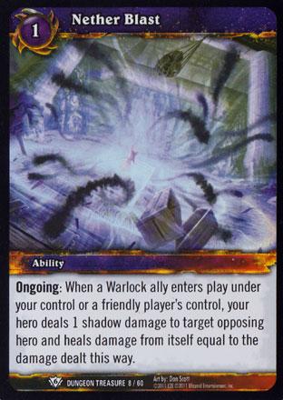 World of Warcraft TCG | Nether Blast - Dungeon Deck Treasure 8/60 | The Nerd Merchant