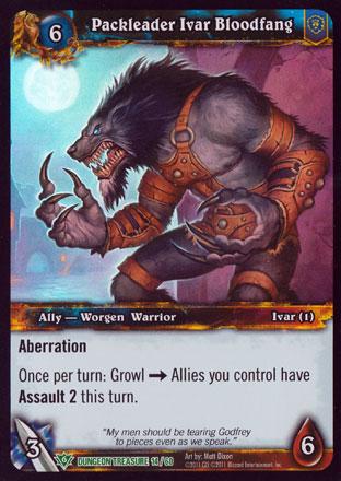 World of Warcraft TCG | Packleader Ivar Bloodfang  (Foil) - Dungeon Deck Treasure 14/60 | The Nerd Merchant