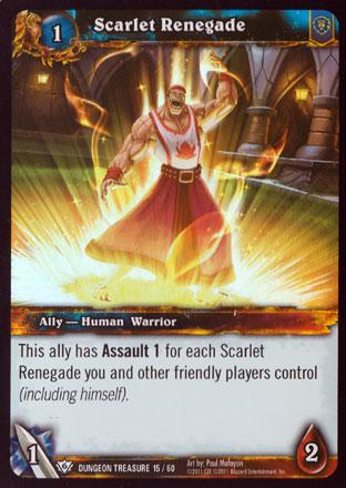 World of Warcraft TCG | Scarlet Renegade  (Foil) - Dungeon Deck Treasure 15/60 | The Nerd Merchant