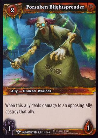 World of Warcraft TCG | Forsaken Blightspreader  (Foil) - Dungeon Deck Treasure 18/60 | The Nerd Merchant