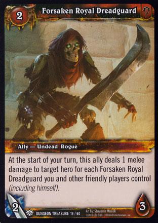World of Warcraft TCG | Forsaken Royal Dreadguard  (Foil) - Dungeon Deck Treasure 19/60 | The Nerd Merchant