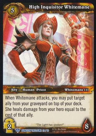 World of Warcraft TCG | High Inquisitor Whitemane  (Foil) - Dungeon Deck Treasure 29/60 | The Nerd Merchant