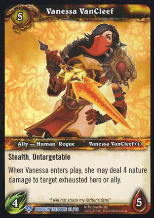 World of Warcraft TCG | Vanessa VanCleef - Dungeon Deck Treasure 33/60 | The Nerd Merchant