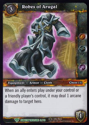 World of Warcraft TCG | Robes of Arugal  (Foil) - Dungeon Deck Treasure 41/60 | The Nerd Merchant