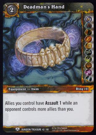 World of Warcraft TCG | Deadman's Hand  (Foil) - Dungeon Deck Treasure 42/60 | The Nerd Merchant