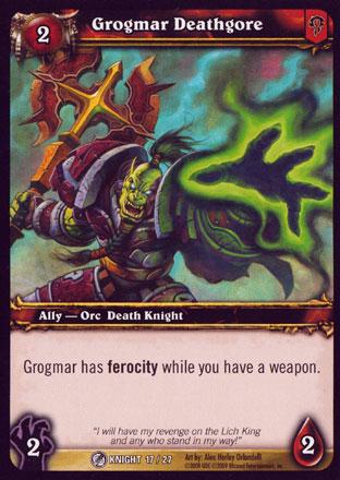 World of Warcraft TCG | Grogmar Deathgore - Death Knight Starter 17/27 | The Nerd Merchant