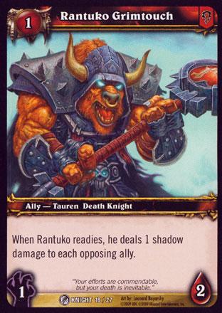 World of Warcraft TCG | Rantuko Grimtouch - Death Knight Starter 18/27 | The Nerd Merchant