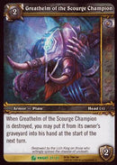 World of Warcraft TCG | Greathelm of the Scourge Champion - Death Knight Starter 21/27 | The Nerd Merchant