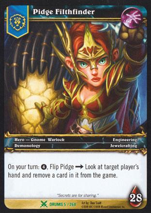 World of Warcraft TCG | Pidge Filthfinder - Drums of War 5/268 | The Nerd Merchant