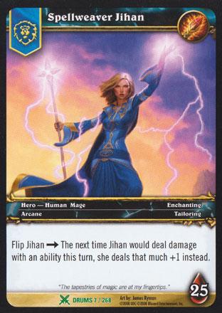 World of Warcraft TCG | Spellweaver Jihan - Drums of War 7/268 | The Nerd Merchant