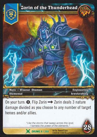 World of Warcraft TCG | Zorin of the Thunderhead - Drums of War 9/268 | The Nerd Merchant