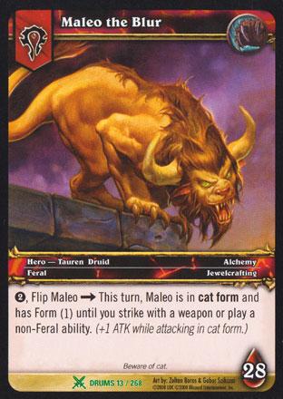 World of Warcraft TCG | Maleo the Blur - Drums of War 13/268 | The Nerd Merchant