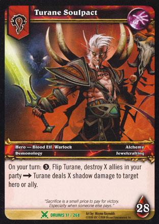 World of Warcraft TCG | Turane Soulpact - Drums of War 17/268 | The Nerd Merchant