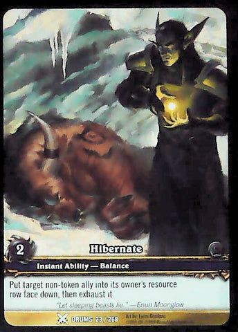 World of Warcraft TCG | Hibernate (Extended Art) - Drums of War 23/268 | The Nerd Merchant