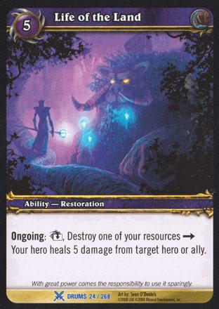 World of Warcraft TCG | Life of the Land - Drums of War 24/268 | The Nerd Merchant
