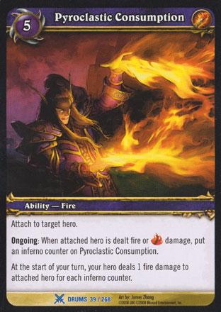 World of Warcraft TCG | Pyroclastic Consumption - Drums of War 39/268 | The Nerd Merchant