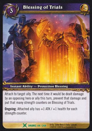 World of Warcraft TCG | Blessing of Trials - Drums of War 44/268 | The Nerd Merchant