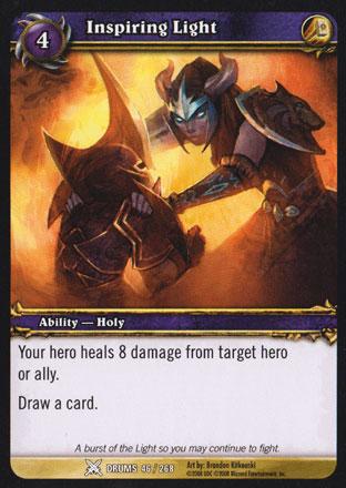World of Warcraft TCG | Inspiring Light - Drums of War 46/268 | The Nerd Merchant