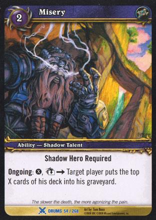 World of Warcraft TCG | Misery - Drums of War 54/268 | The Nerd Merchant