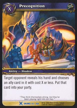 World of Warcraft TCG | Precognition - Drums of War 55/268 | The Nerd Merchant