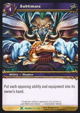 World of Warcraft TCG | Sublimate - Drums of War 57/268 | The Nerd Merchant