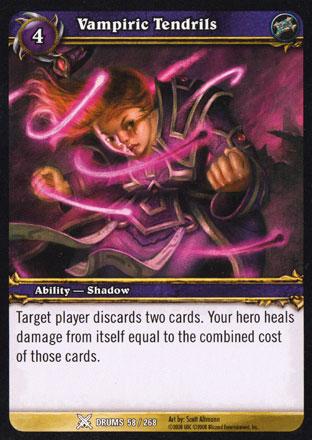 World of Warcraft TCG | Vampiric Tendrils - Drums of War 58/268 | The Nerd Merchant