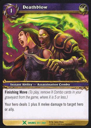 World of Warcraft TCG | Deathblow - Drums of War 59/268 | The Nerd Merchant