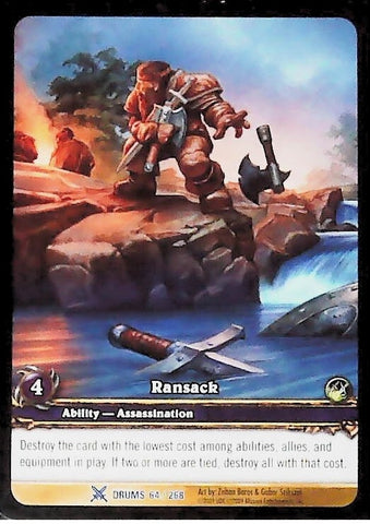 World of Warcraft TCG | Ransack (Extended Art) - Drums of War 64/268 | The Nerd Merchant