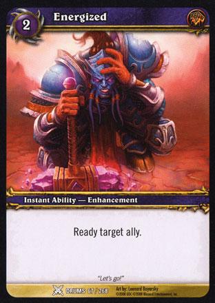 World of Warcraft TCG | Energized - Drums of War 67/268 | The Nerd Merchant