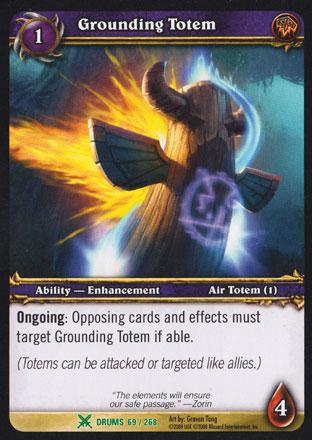 World of Warcraft TCG | Grounding Totem - Drums of War 69/268 | The Nerd Merchant