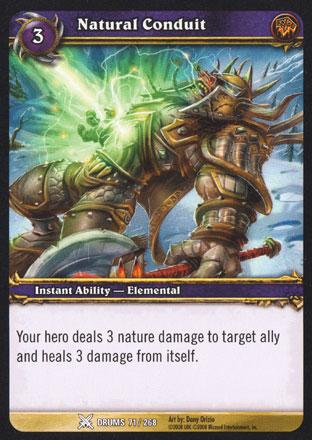 World of Warcraft TCG | Natural Conduit - Drums of War 71/268 | The Nerd Merchant