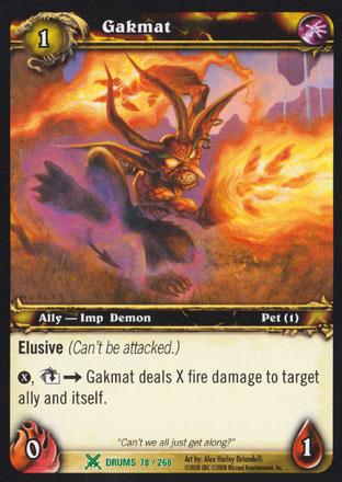 World of Warcraft TCG | Gakmat - Drums of War 78/268 | The Nerd Merchant