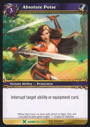 World of Warcraft TCG | Absolute Poise - Drums of War 83/268 | The Nerd Merchant