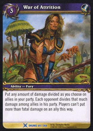 World of Warcraft TCG | War of Attrition - Drums of War 89/268 | The Nerd Merchant